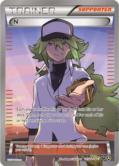 N (Supporter) - 105a/124 [Alternate Art Promos] 105a/124