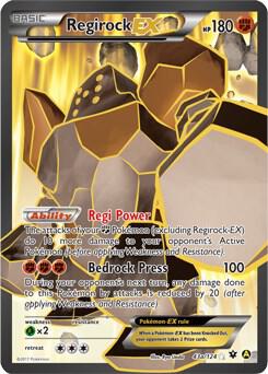Regirock EX - 43a/124 [Alternate Art Promos] 043a/124