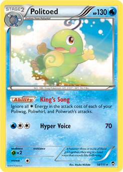 Politoed - 18/111 (Cosmos Holo) [Miscellaneous Cards & Products] 018/111