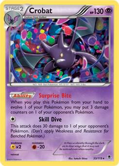 Crobat - 33/119 (Cosmos Holo) [Miscellaneous Cards & Products] 033/119
