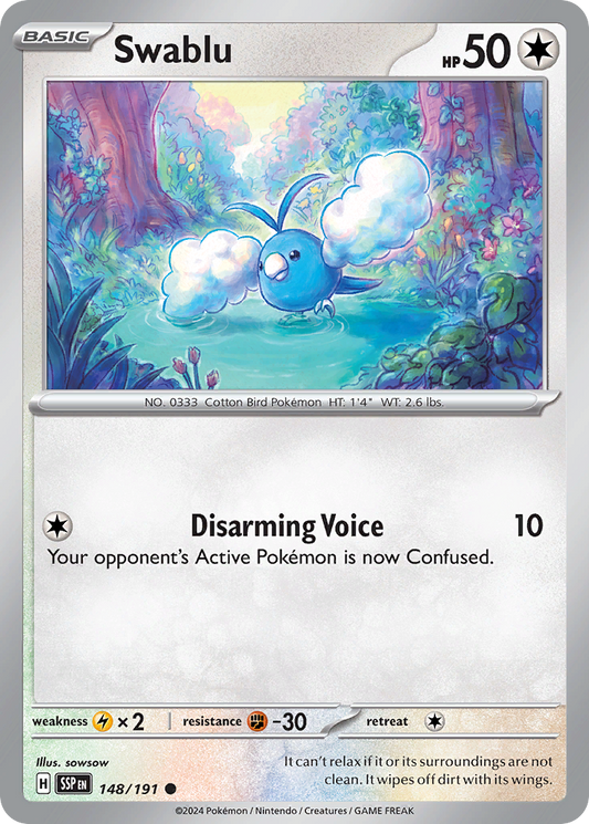 Swablu - 148/191 Surging Sparks