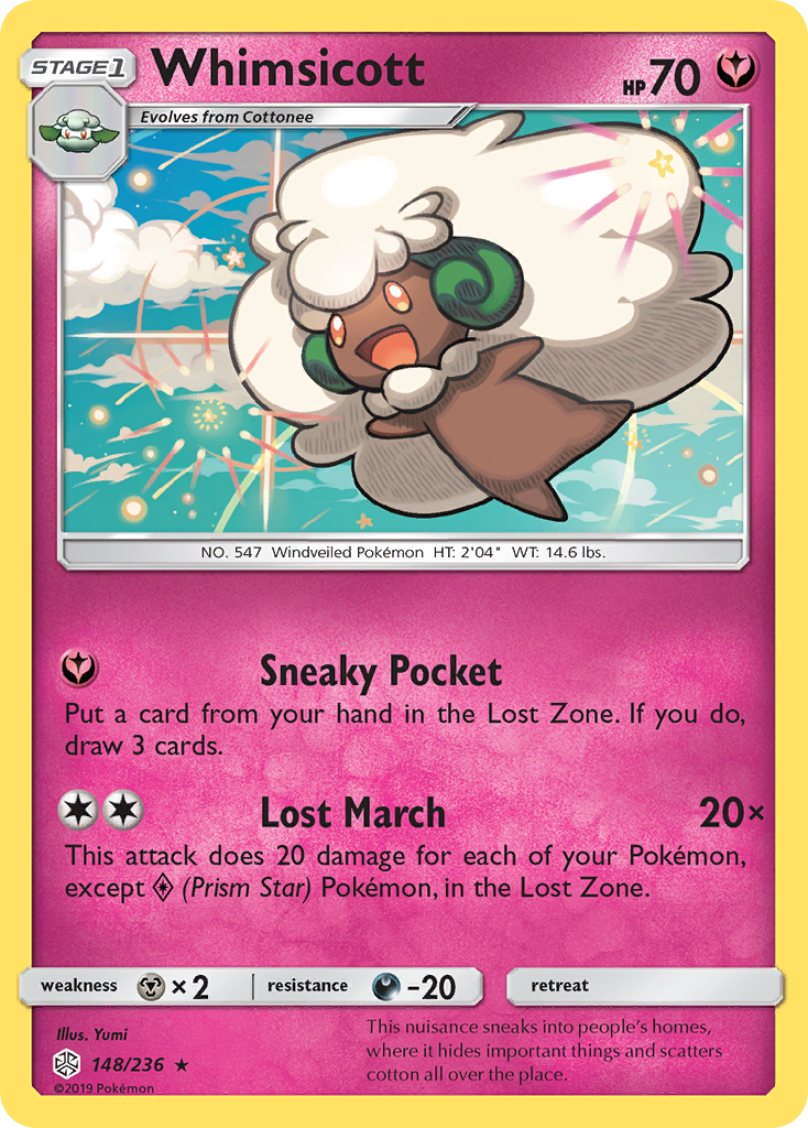 Whimsicott - 148/236 Cosmic Eclipse