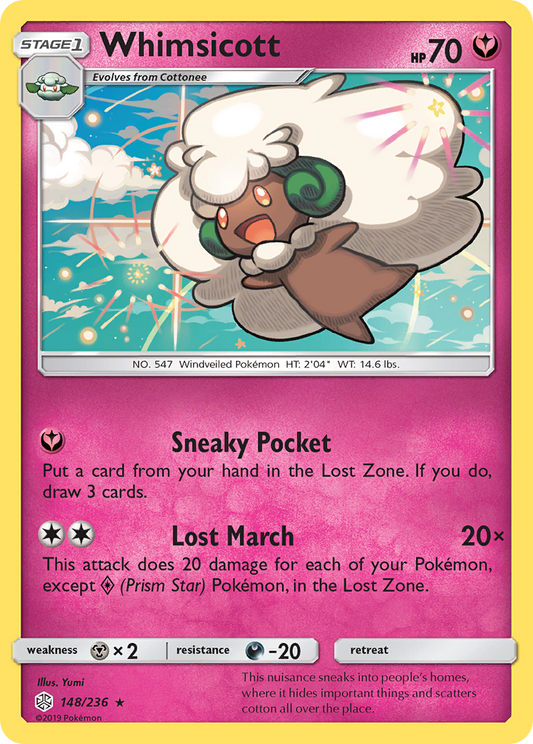 Whimsicott - 148/236 Cosmic Eclipse