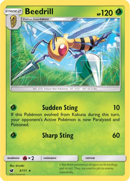 Beedrill [SM - Crimson Invasion] 3/111