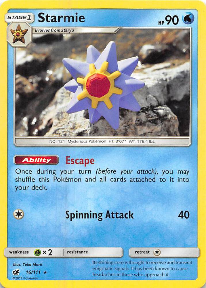 Starmie [SM - Crimson Invasion] 16/111