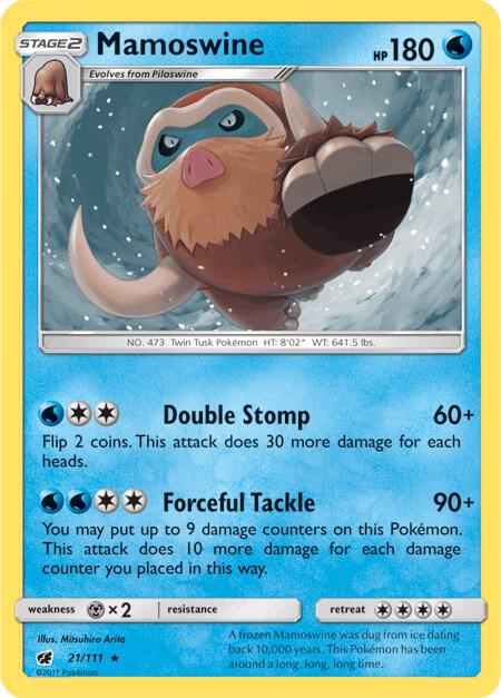 Mamoswine [SM - Crimson Invasion] 21/111