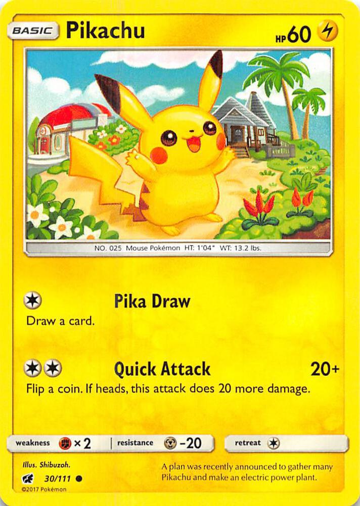 Pikachu [SM - Crimson Invasion] 30/111