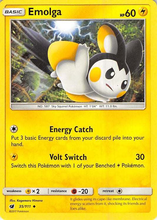 Emolga [SM - Crimson Invasion] 35/111