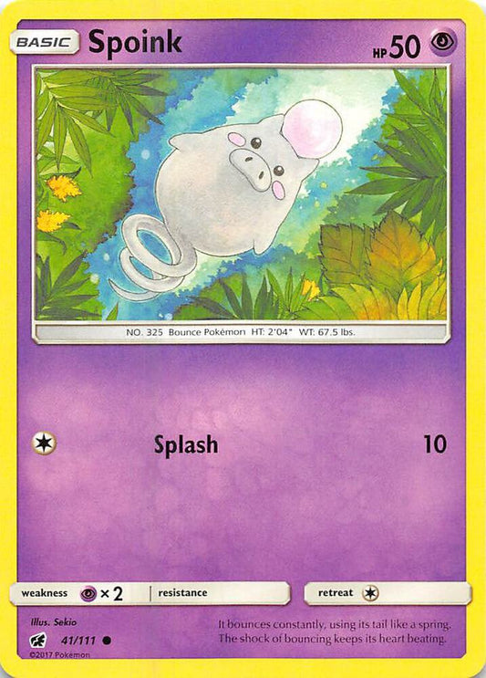 Spoink [SM - Crimson Invasion] 41/111