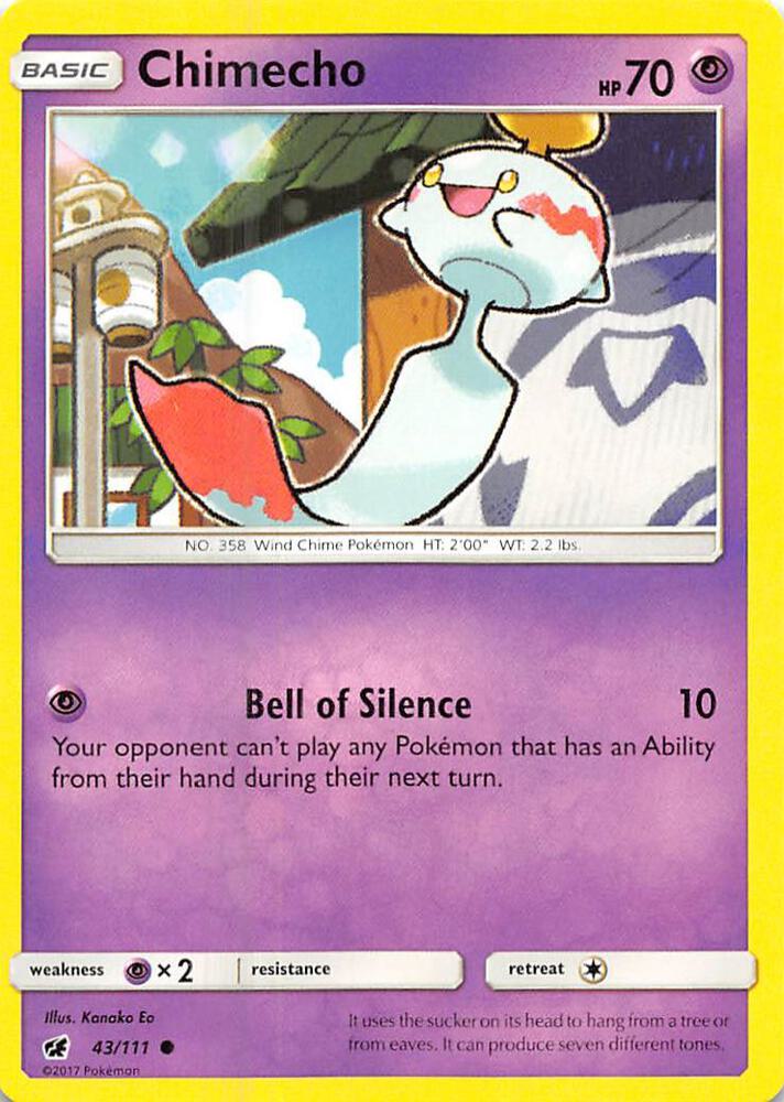 Chimecho [SM - Crimson Invasion] 43/111