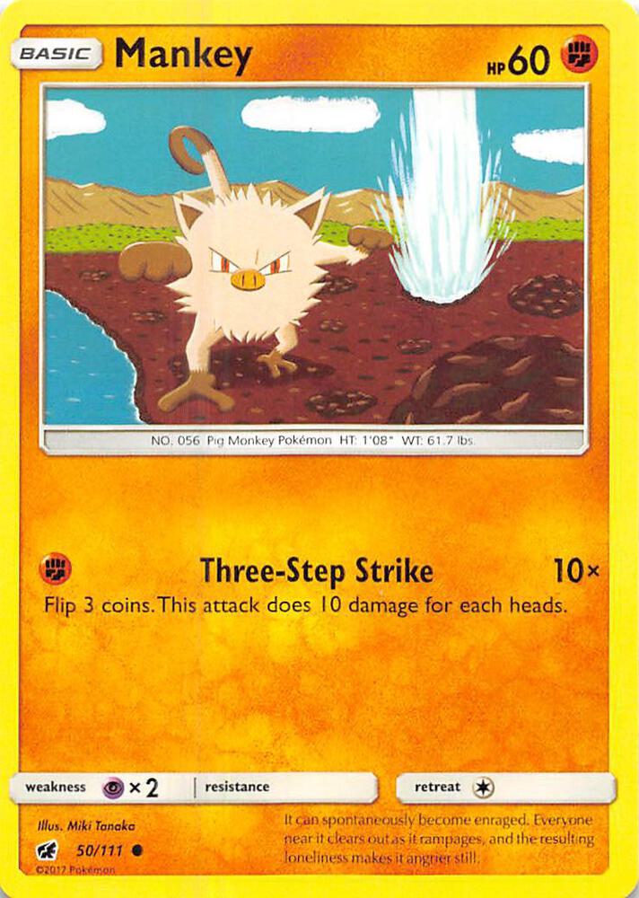 Mankey [SM - Crimson Invasion] 50/111