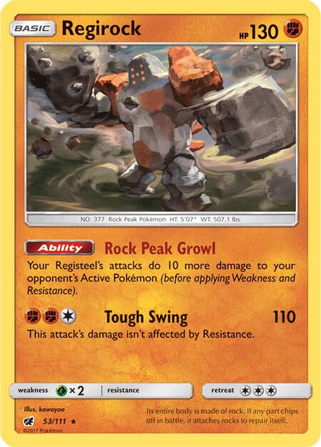 Regirock [SM - Crimson Invasion] 53/111