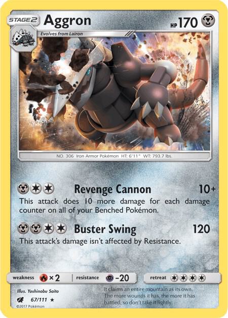 Aggron [SM - Crimson Invasion] 67/111