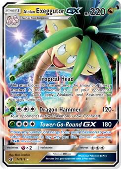 Alolan Exeggutor GX [SM - Crimson Invasion] 74/111