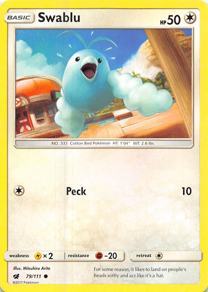 Swablu [SM - Crimson Invasion] 79/111
