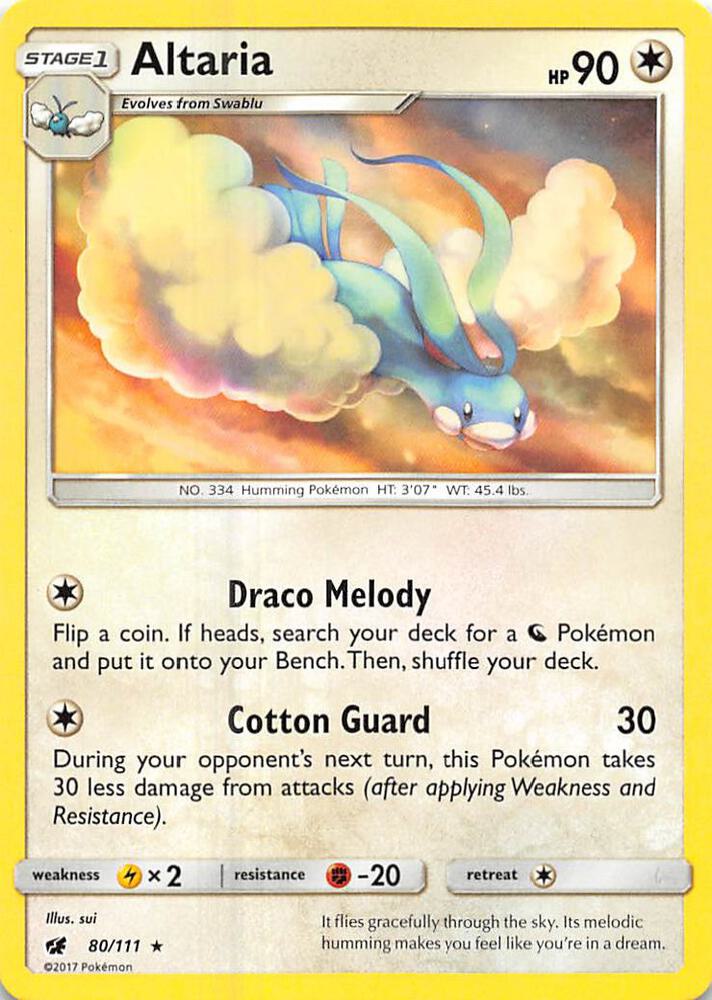Altaria [SM - Crimson Invasion] 80/111