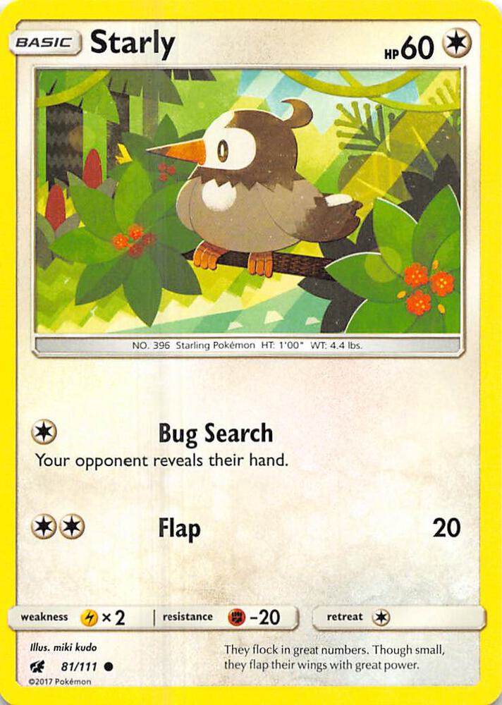 Starly [SM - Crimson Invasion] 81/111