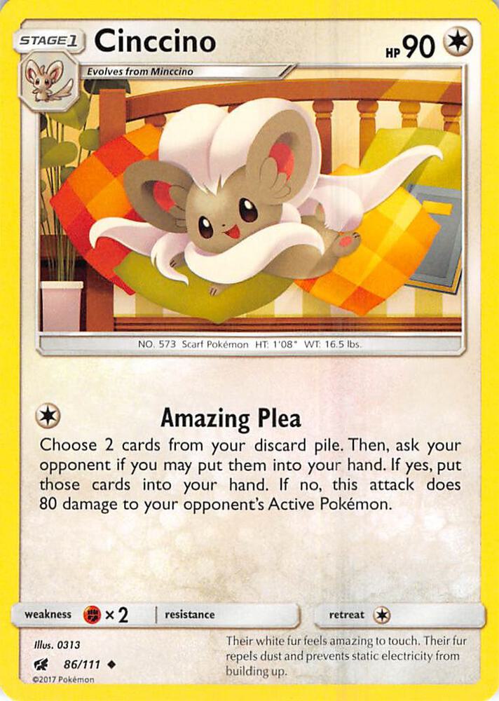 Cinccino [SM - Crimson Invasion] 86/111