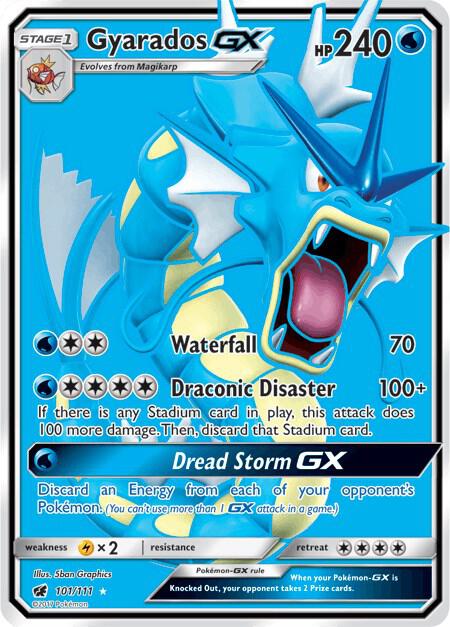 Gyarados GX (Full Art) [SM - Crimson Invasion] 101/111