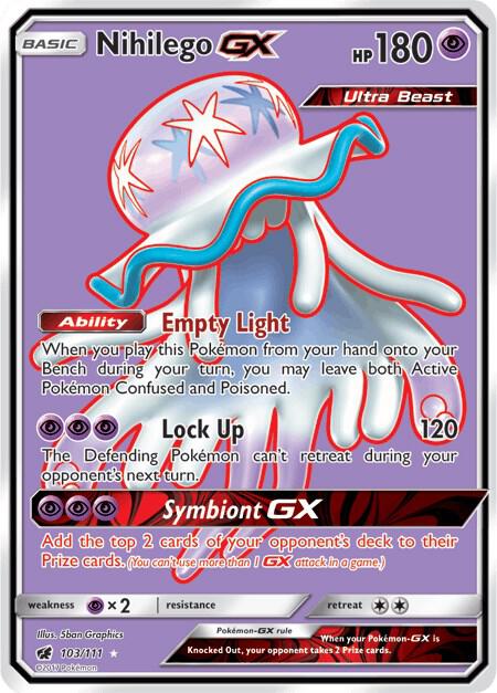 Nihilego GX (Full Art) [SM - Crimson Invasion] 103/111