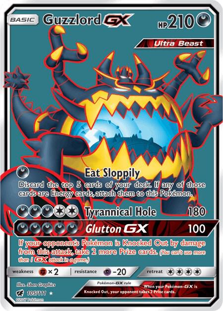 Guzzlord GX (Full Art) [SM - Crimson Invasion] 105/111
