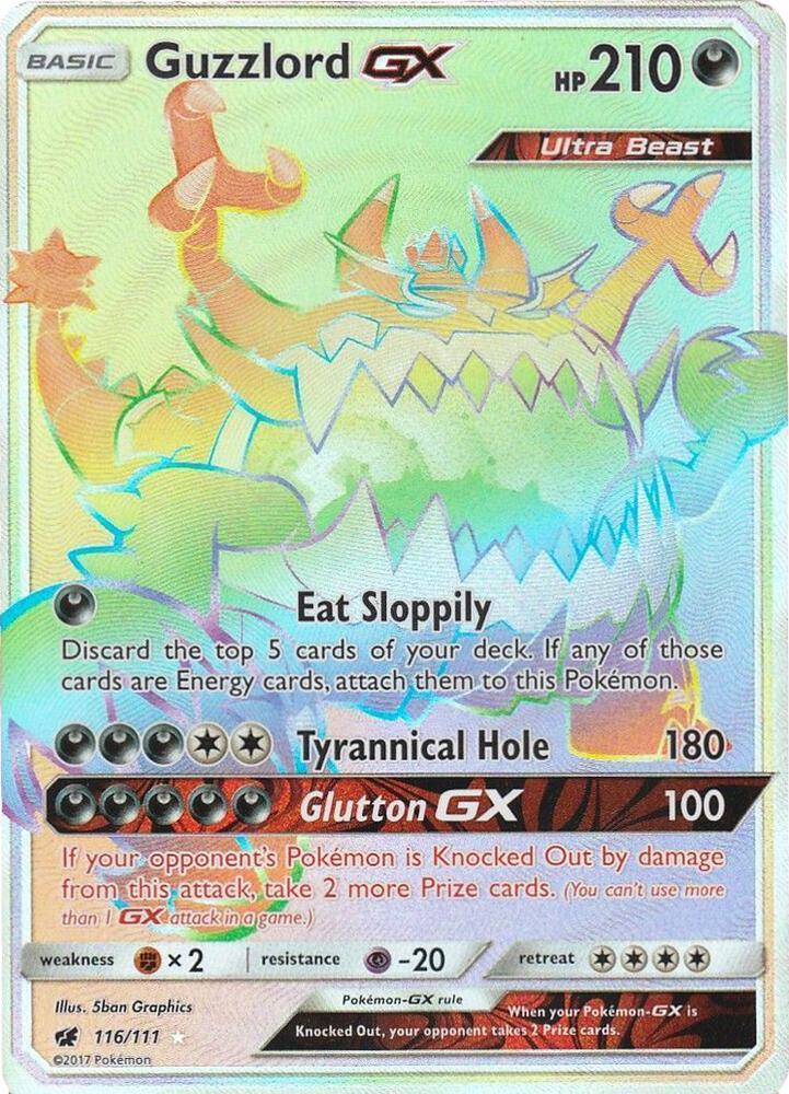 Guzzlord GX (Secret) [SM - Crimson Invasion] 116/111