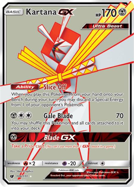 Kartana GX (Full Art) [SM - Crimson Invasion] 106/111