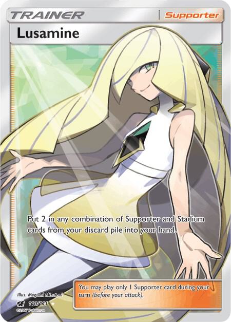 Lusamine (Full Art) [SM - Crimson Invasion] 110/111