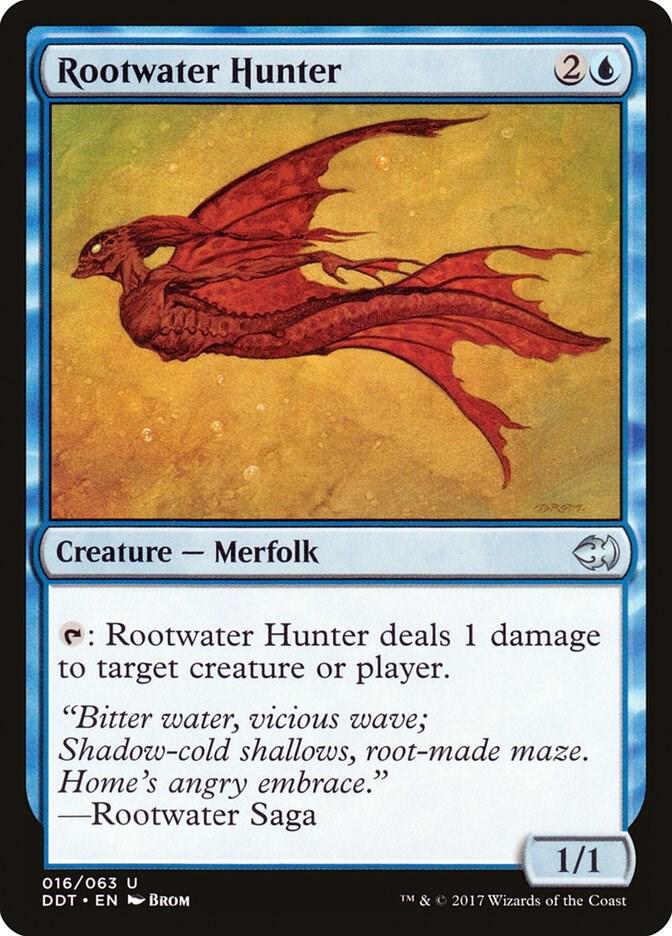 Rootwater Hunter [Duel Decks: Merfolk vs. Goblins] 16