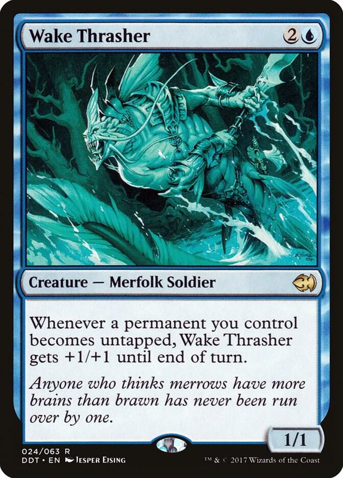 Wake Thrasher [Duel Decks: Merfolk vs. Goblins] 24