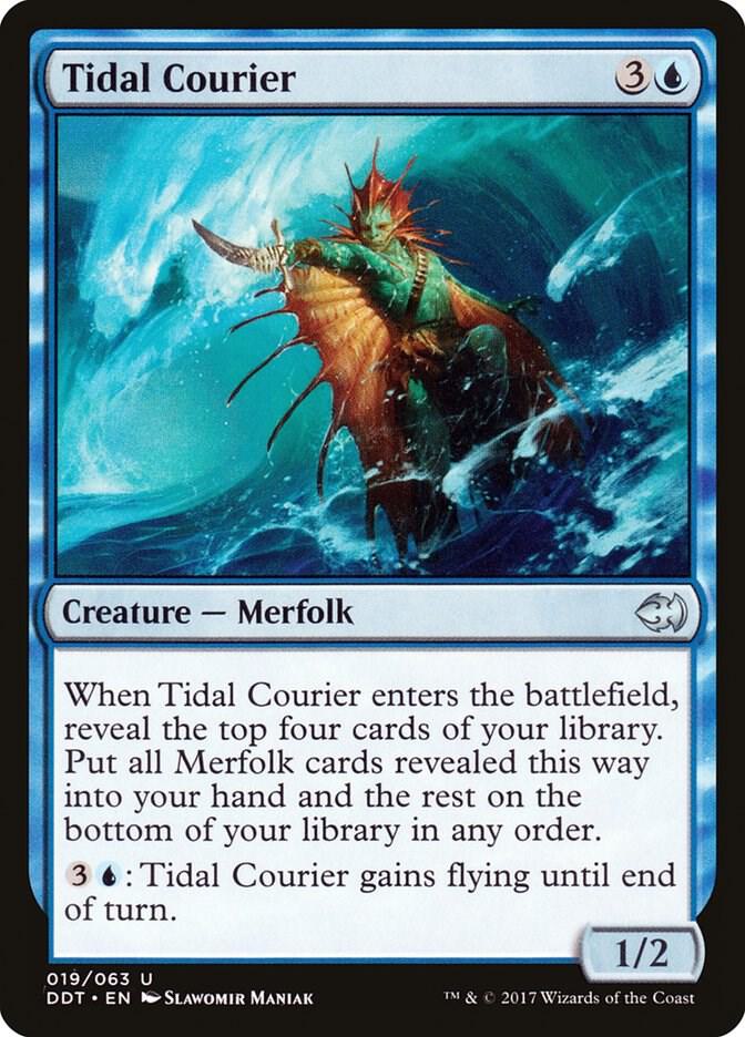 Tidal Courier [Duel Decks: Merfolk vs. Goblins] 19