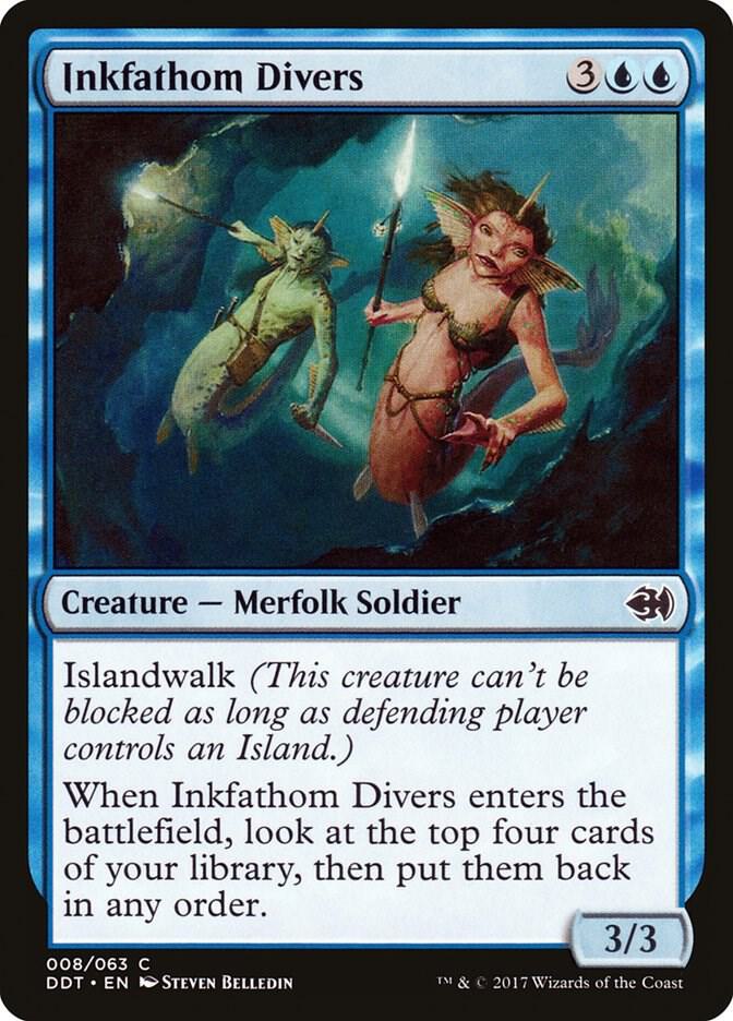 Inkfathom Divers [Duel Decks: Merfolk vs. Goblins] 8