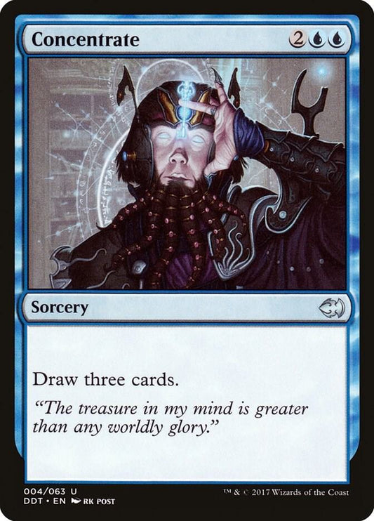 Concentrate [Duel Decks: Merfolk vs. Goblins] 4