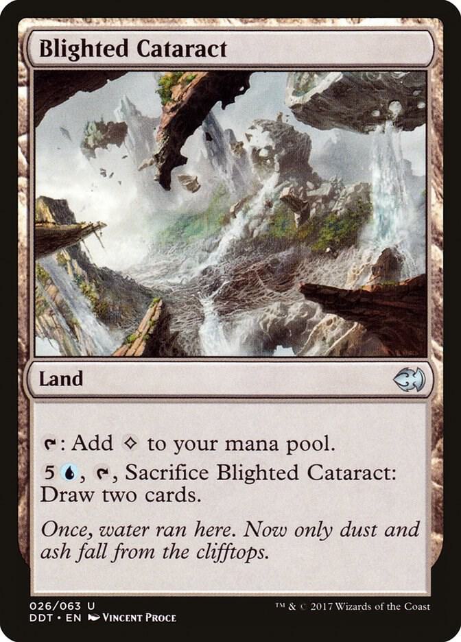 Blighted Cataract [Duel Decks: Merfolk vs. Goblins] 26