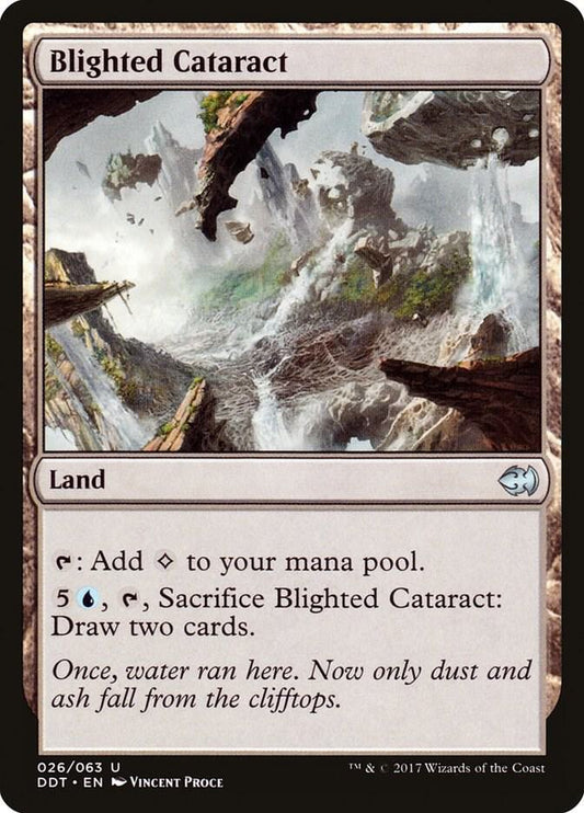 Blighted Cataract [Duel Decks: Merfolk vs. Goblins] 26