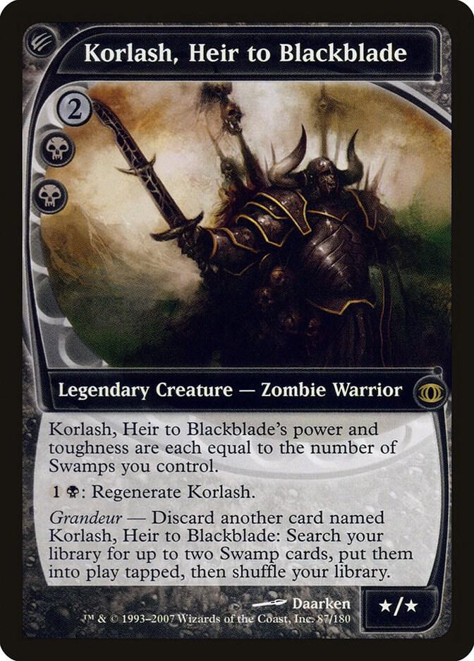 Korlash, Heir to Blackblade [Future Sight] 87