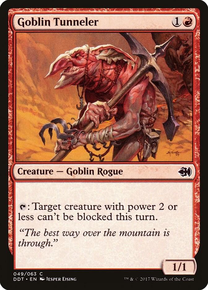 Goblin Tunneler [Duel Decks: Merfolk vs. Goblins] 49