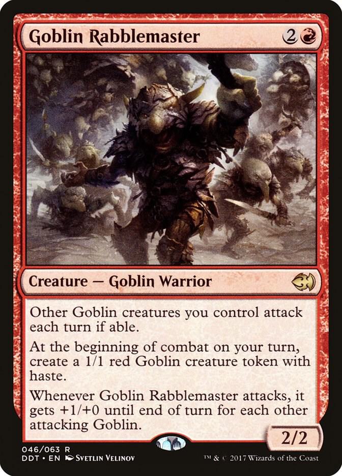 Goblin Rabblemaster [Duel Decks: Merfolk vs. Goblins] 46