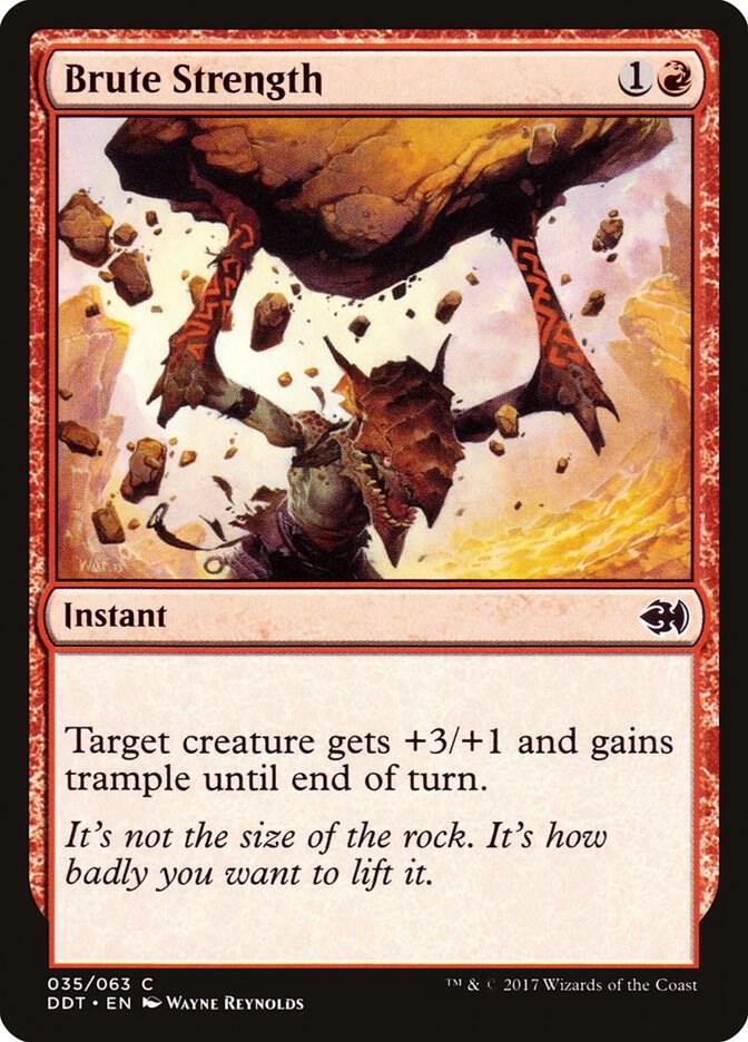 Brute Strength [Duel Decks: Merfolk vs. Goblins] 35