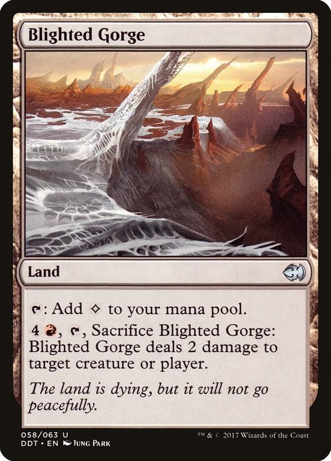 Blighted Gorge [Duel Decks: Merfolk vs. Goblins] 58
