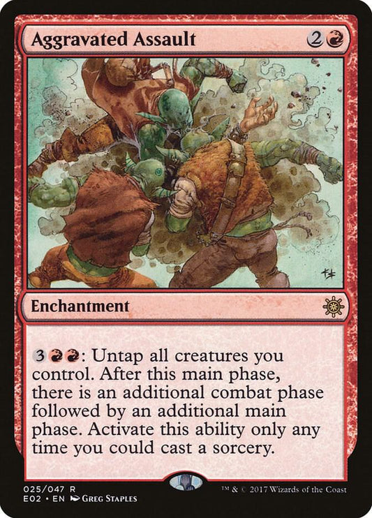 Aggravated Assault [Explorers of Ixalan] 25