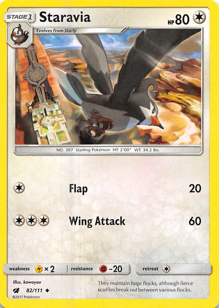 Staravia [SM - Crimson Invasion] 82/111