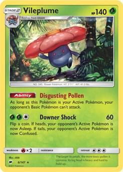 Vileplume - 6/147 (Prerelease Kit Exclusive) [Deck Exclusives] 006/147