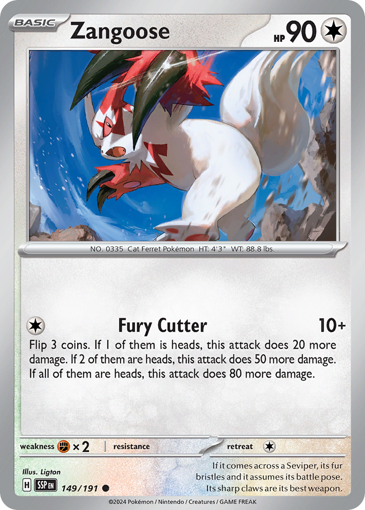 Zangoose - 149/191 Surging Sparks