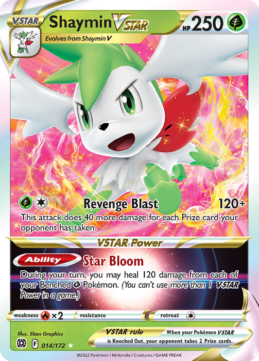 Shaymin VSTAR - 14/172 Brilliant Stars