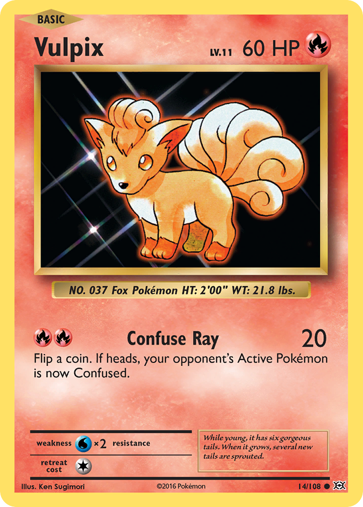 Vulpix - 14/108 Evolutions