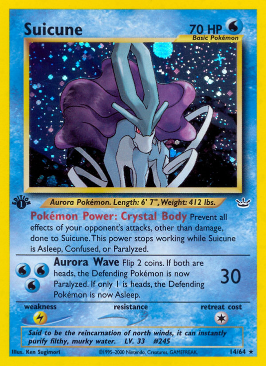 Suicune - 14/64 Neo Revelation