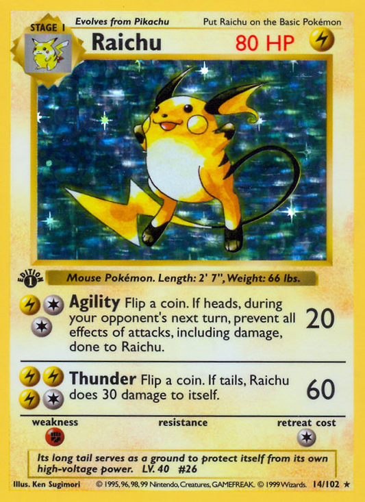 Raichu - 14/102 Base