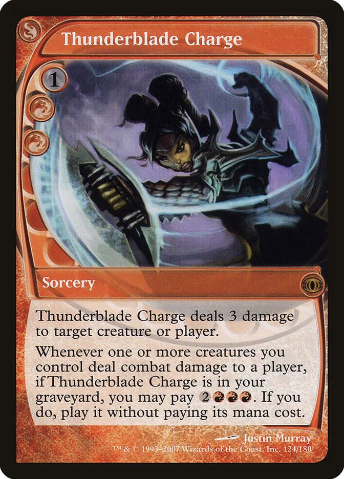 Thunderblade Charge [Future Sight] 124