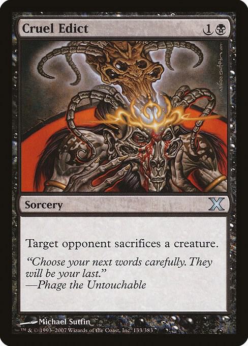 Cruel Edict [10th Edition] 133